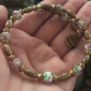 EUC! - Alex and Ani - Rose Bead Bracelet
